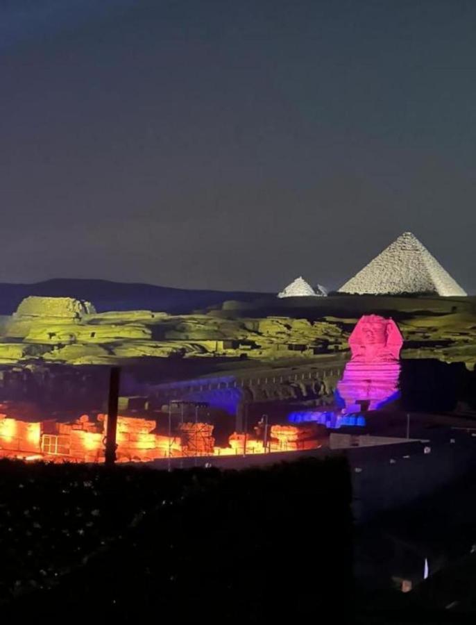 ホテル Blue Scarab Pyramids View カイロ エクステリア 写真