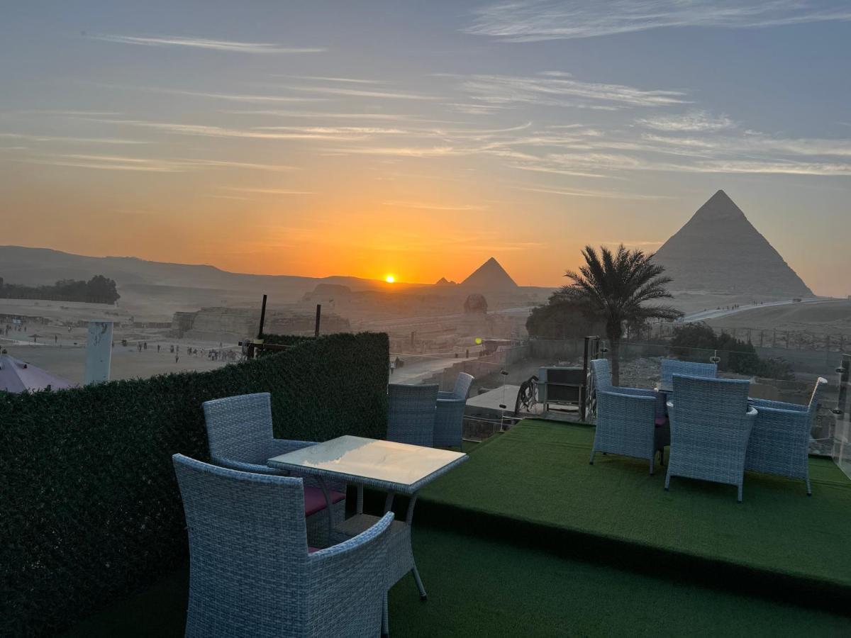 ホテル Blue Scarab Pyramids View カイロ エクステリア 写真