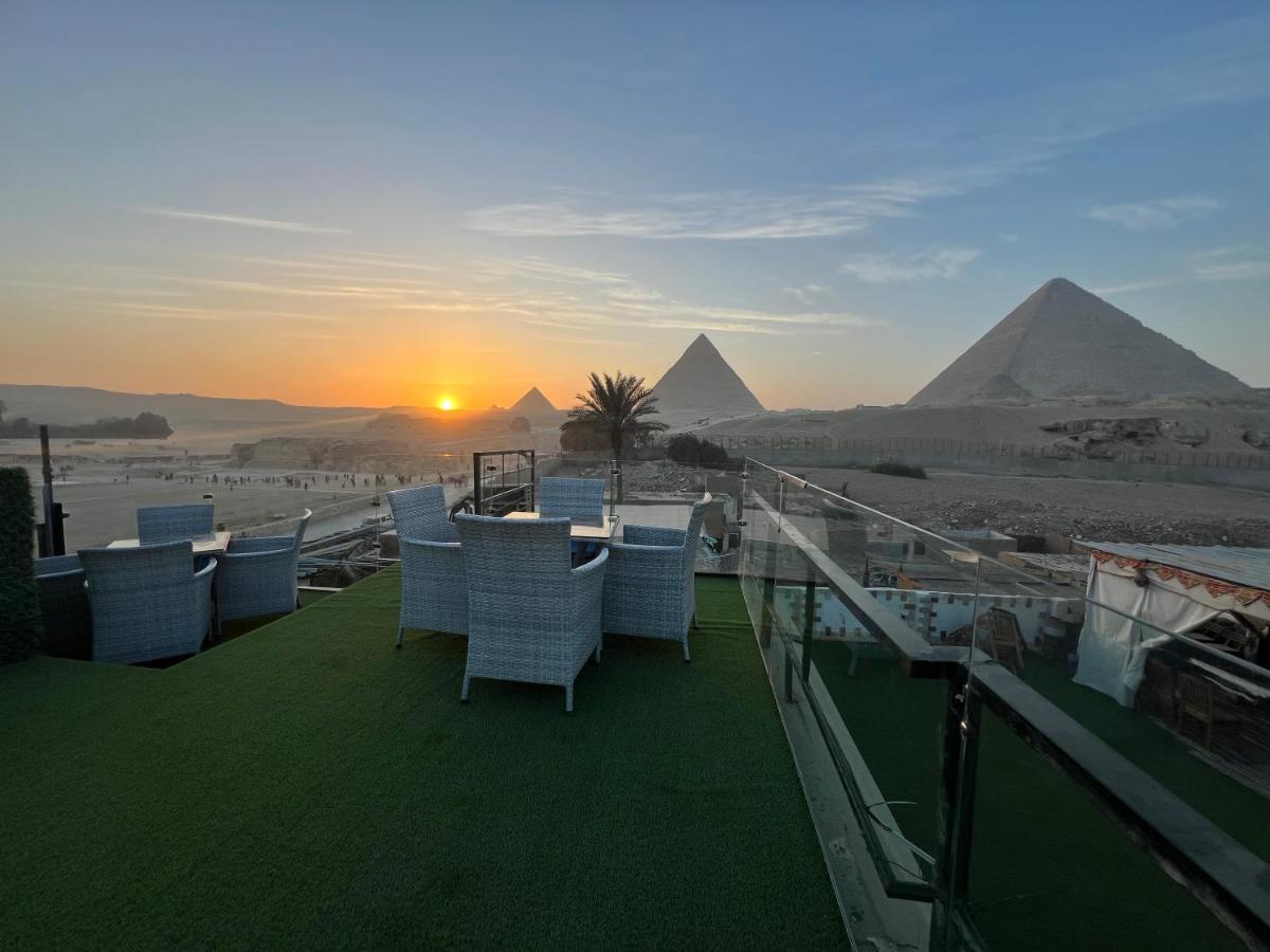 ホテル Blue Scarab Pyramids View カイロ エクステリア 写真